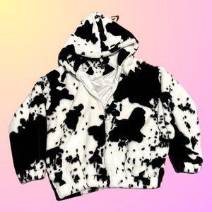 MOTEL ROCKS Cow Hide Emerson Jacket